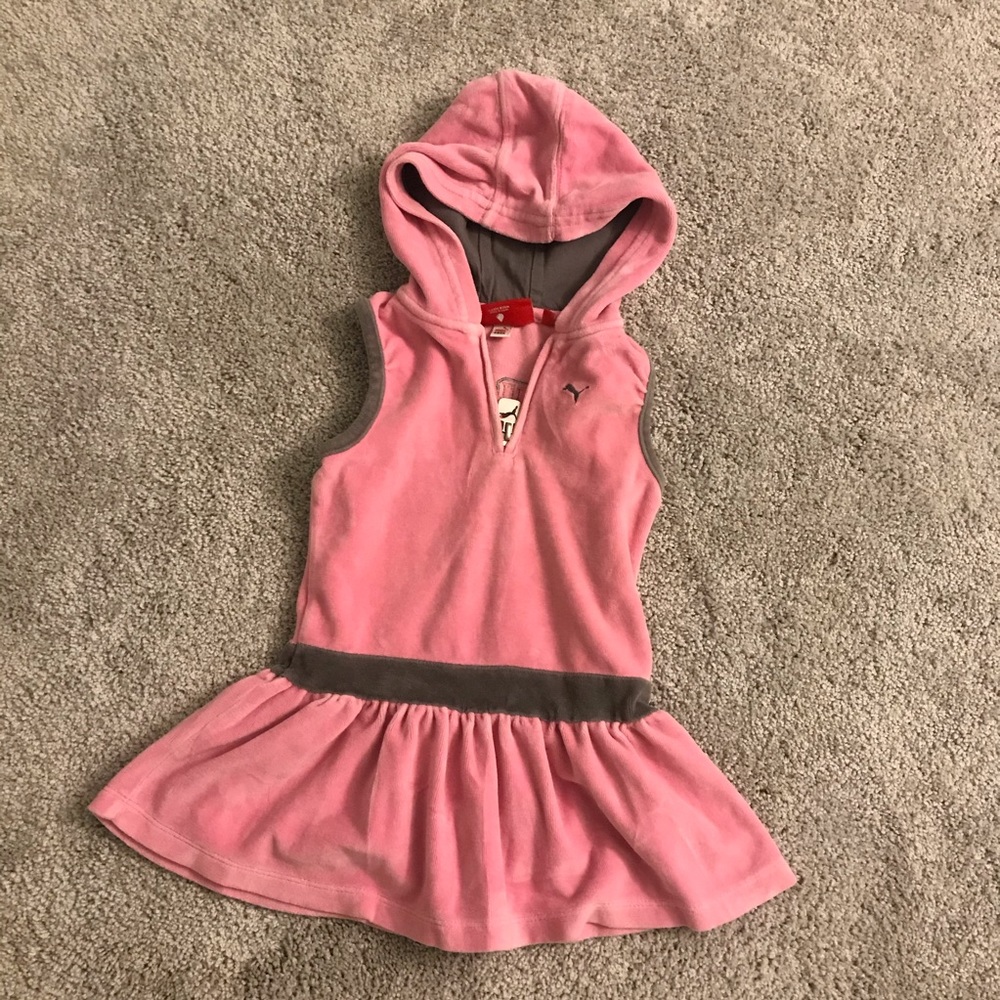 Baby Girls Velour Puma Dress